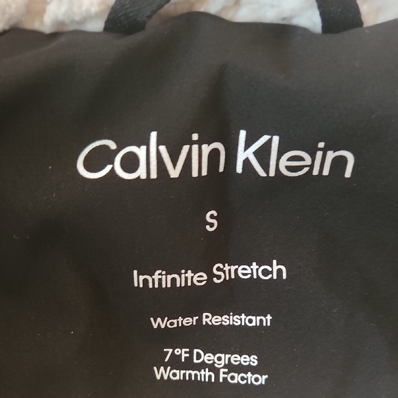 Calvin Klein Infinite stretch water resistant jacket With hood Black Small - Picture 6 of 17